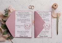 POZIVNICA U PUDER ROZE BOJI35,00 RSDModel-9225-Pozivnica za venčanje je dimenzije 193x170mm.Pozivnica je na preklop, puder roze boje i svetlo krem sa roze detaljima.U kompletu ide koverta.Može poslužiti kao pozivnica za venčanje i ostale svečanosti.
